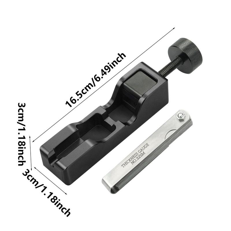 Инструмент для регулировки зазора свечей зажигания, штангенциркуль для свечей зажигания с щупом для большинства 10 мм, 12 мм, 14 мм, 16 мм, инструмент для регулировки зазора свечей зажигания