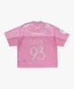 Beipeu Line Camo Multi-Logo Relaxed Fit Football Jersey (M) Pink