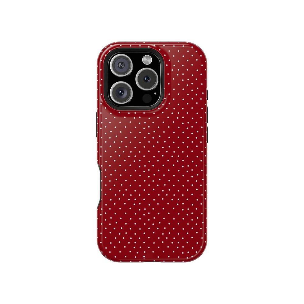 Роскошный чехол Clmj с какао-точками в горошек для iPhone 17 16 15 14 13 12 11 X XS XR Air Pro Max Plus Двухслойная задняя крышка