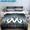 3pcs Mar-seille With Pride Emblem Printed Bedding Set Duvet Cover Closure Includes 1 Duvet Cover & 2 Pillowcases Bedding Sets Home Decor Gifts