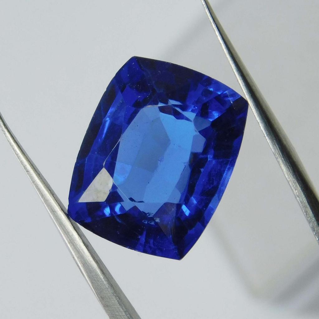 Natural Blue Sapphire Loose Gemstone 9.56 ct Cushion Shape Certiified September Birthday Birthstone