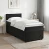 Box Spring Bed with Mattress Black 80 x 200 cm Velvet