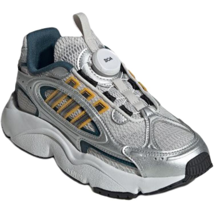 Adidas Оригинальные Ozmillen Boa Мягкие Удобные Прочные Низкие Детские Кроссовки для Бега Мужские Кроссовки Белый Черный JR8368