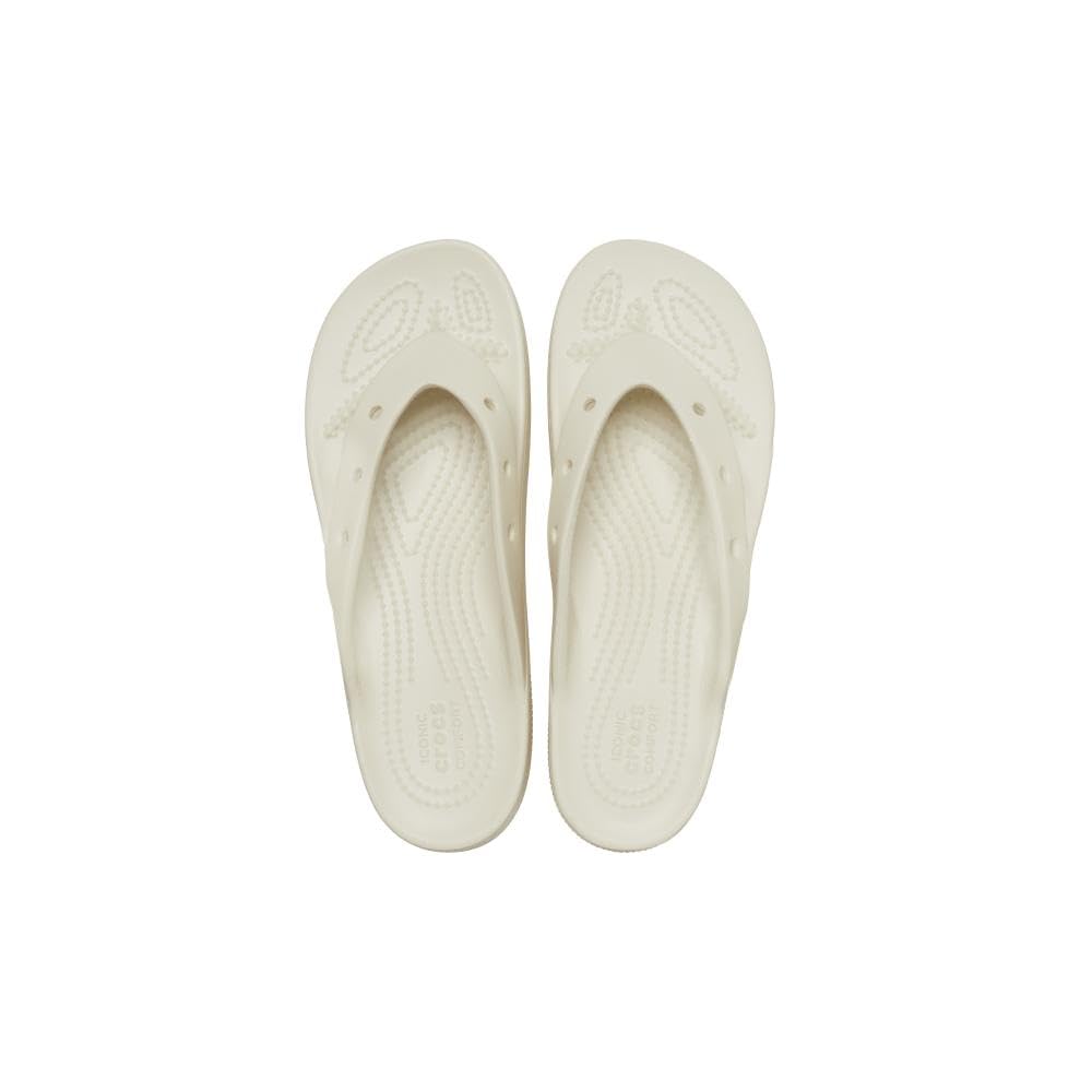 Классические шлепанцы на платформе для см [Crocs] Женские, Бежевые, 21.0