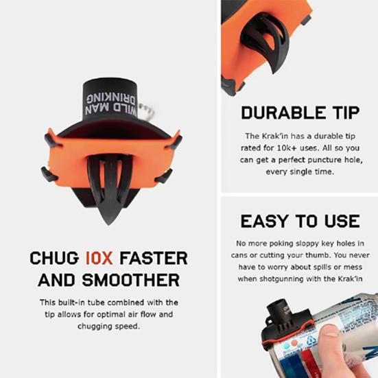 Bottle Opener Keychain Beer Tool with Built-in Funnel Innovative Can Opener for Soda Energy Drinks Beverage Holidays Parties Supply