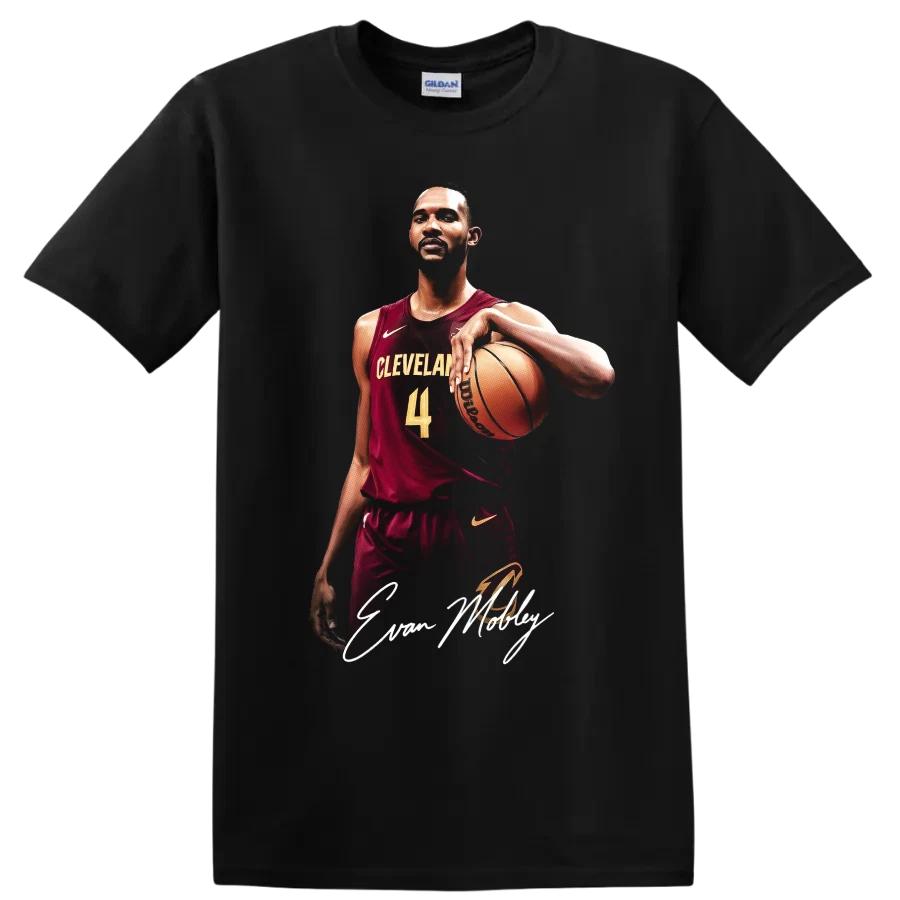 Evan Mobley Cleveland Cavaliers Basketball Player T Shirt Signature Tee