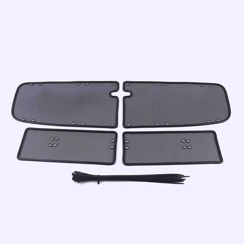 Middle Screening Mesh Front Grille Mesh For Volvo XC90 2017-2024 2019 Front Grille Net Cover Stainless steel Car Accessories