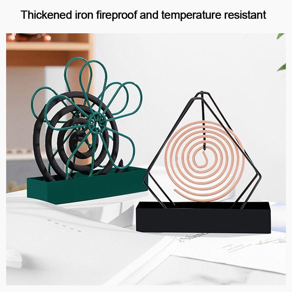 Железная репеллентная от комаров подставка для благовоний в форме цветка Домашний декор для помещений и спальни