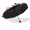 1pc Hello Kitty Automatic Opening/Closing Umbrella with Convenient Three-Fold Design, 8-Bone Iron Frame Outdoor Umbrella - Perfect Gift for Fans, Trav