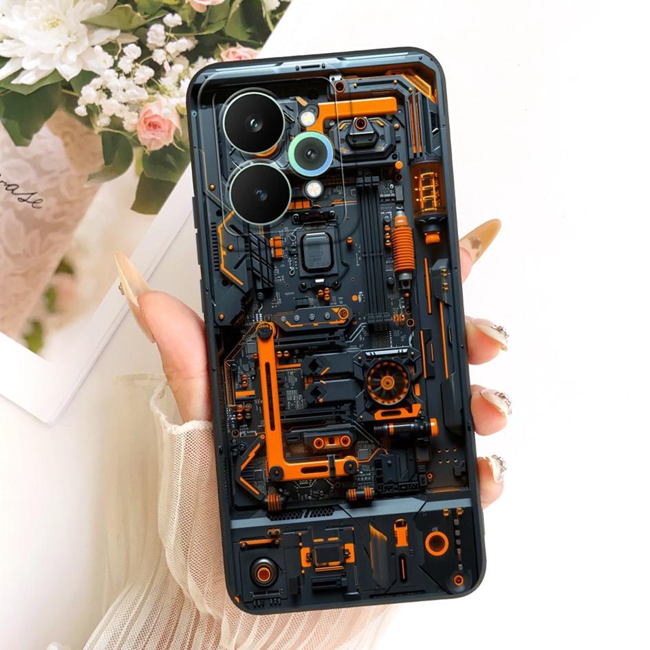 Чехол для Realme 15 Pro 5G Ударопрочный ТПУ Чехол Популярный Ромашка Мягкий Силикон Чехол для Телефона Для Realme 15 Чехол Realme 15T 15Pro Чехол-кармашек