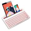 Wireless Bluetooth Keyboard for Compact and Cute Keyboard for Can Connect 3 Devices Comes with Switching Function for English Compatible with