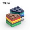 Нетоксичные 20 шт. Совместимые детали Moc Brick 2450 Пластина-клин 3 x 3 со срезанным углом Строительный блок Частица Сборка DIY Мозговой тренажер для детей Подарок