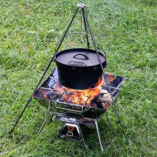 LOGOS Мини-штатив широкий 81063125 Серебристый Ширина 60 x Глубина 52 x Высота 79 см (ок.)