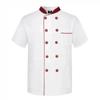 Unisex Chef Workwear Set: Long & Short Sleeve, Breathable, Ideal for Spring To Summer, Suitable for Hotel, Restaurant, and School Canteen