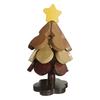3Pcs Wooden Christmas Tree Trivets for Hot Dishes Heat Insulation Placemat Desktop Protection Mat Creative Tree Shape Coaster Table Decor