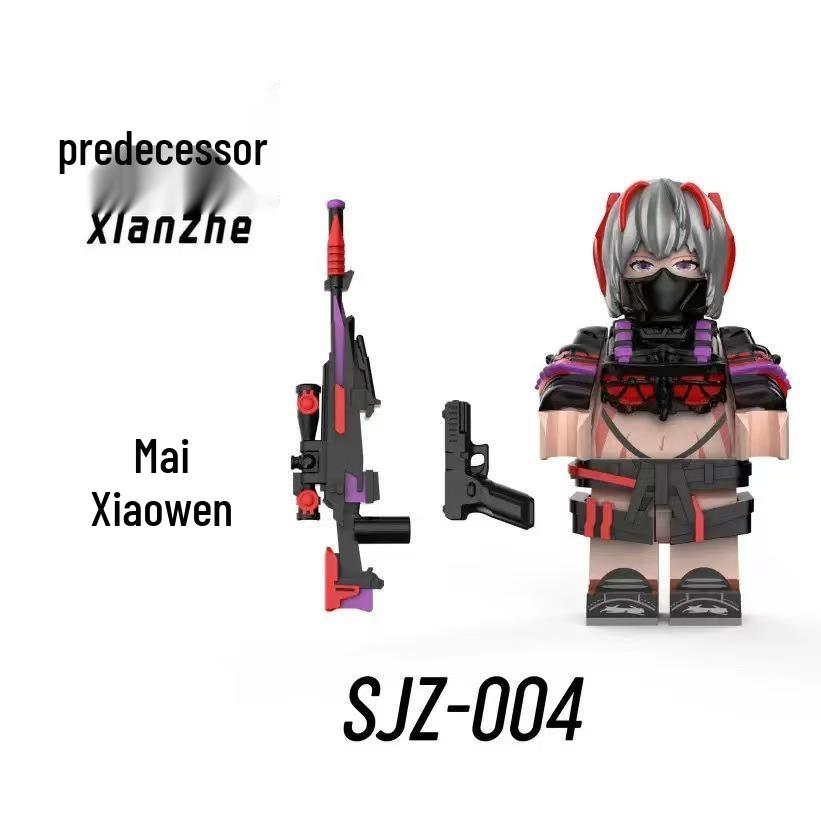 Военная минифигурка от стороннего производителя SJZ007 Lingxiao Guard Mai Xiaowen Luna Delta Special Forces