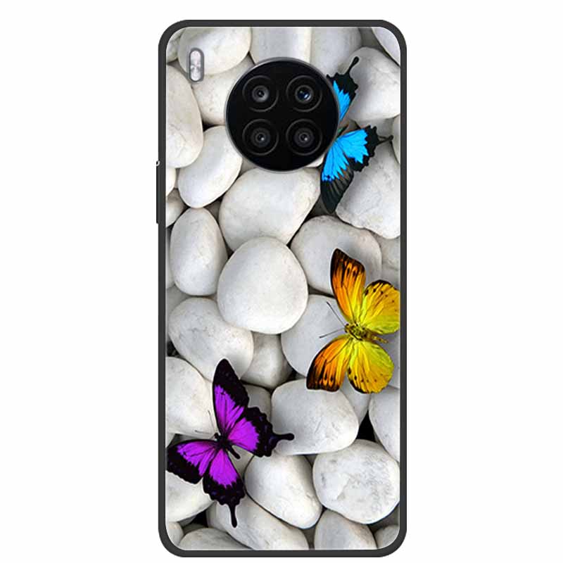 For Honor 50 Lite Case Shockproof Soft silicone TPU Back Cover For Huawei Honor 50 Lite Phone Cases Honor50 Lite Cute Cartoon