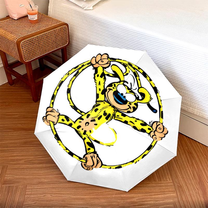 Зонт с рисунком Марсупилами, Новый Стиль, 1 шт., Автоматический Складной Зонт, Портативный Складной Дорожный Зонт, Уличный Зонт, Подарок на День Рождения