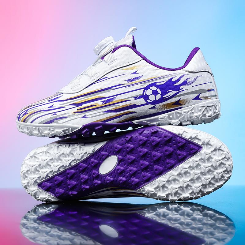 Новые Детские Футбольные Полевые Бутсы Мальчики Девочки Indoor Soccer Shoes Общество Футзал Нескользящие Профессиональные Быстрые Мужские Футбольные Шиповки Кроссовки