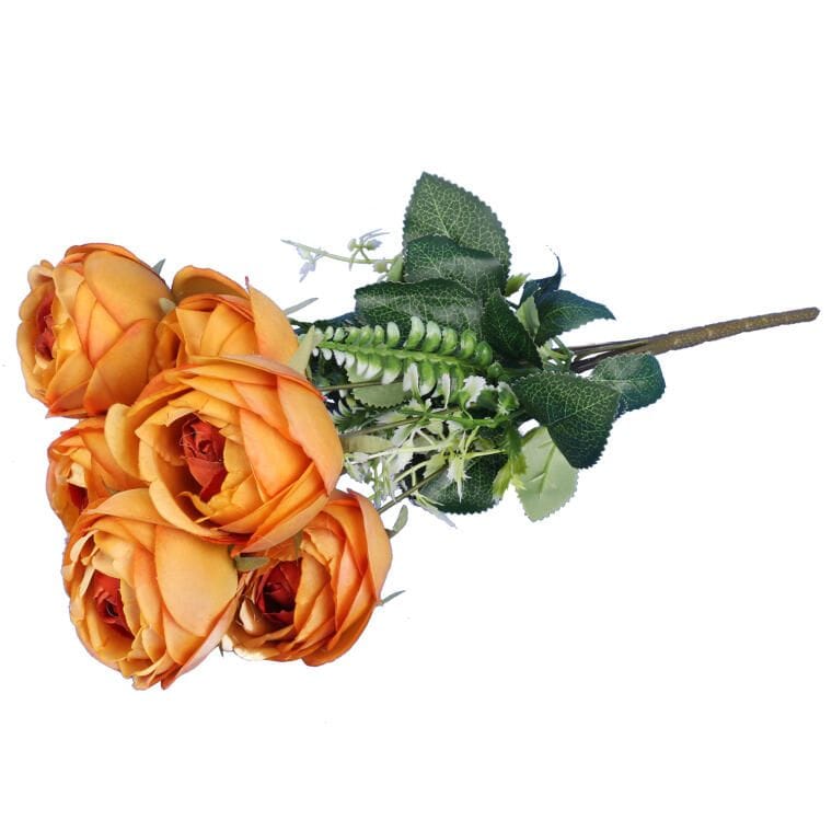Bouquet of 7 ROSES 45 CM salmon color