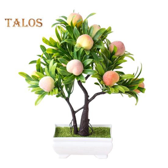 Elens Store 1 шт. искусственный цветок персиковое дерево бонсай домашний офис сад настольный декор для вечеринки