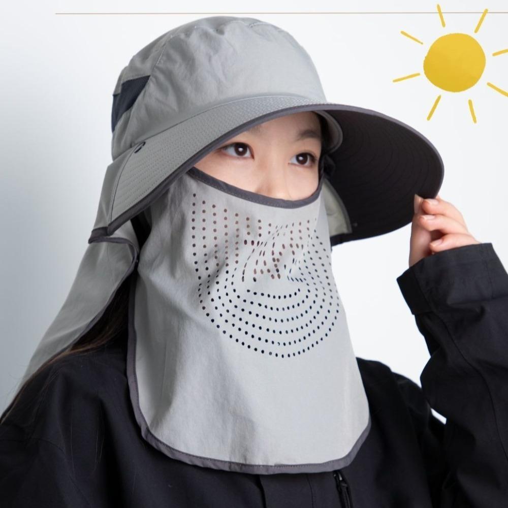 Дышащая шляпа-ведро для защиты лица и шеи, рыболовная шляпа, новая солнцезащитная шляпа для спорта на открытом воздухе