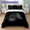 Adele Print 3Pcs Duvet Cover Set 1 Duvet Cover and 2 Pillowcases Soft Bed Linen For Household Bedroom