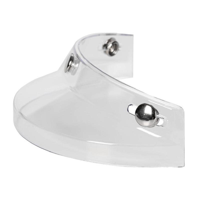 Мотоциклетный шлем с 3 кнопками, визор, линза для ретро-скутера, откидной, винтажный шлем