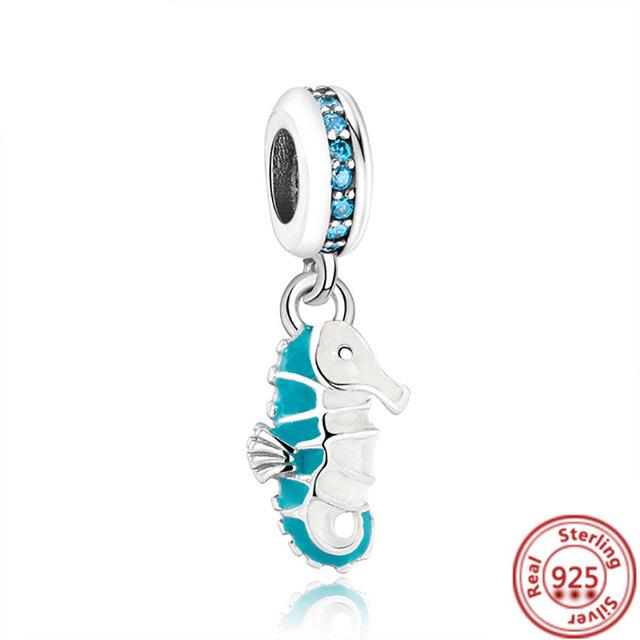 Новая летняя серия с подвесками в виде океана, муранское стекло, морская черепаха, морская звезда, рыба, бусины, подходят для браслетов, ювелирных изделий, подарка