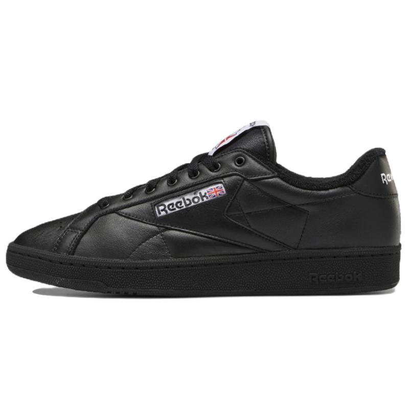 Reebok Club C Grounds Низкие кеды Повседневная обувь для скейтбординга Унисекс Черные кроссовки GY8788