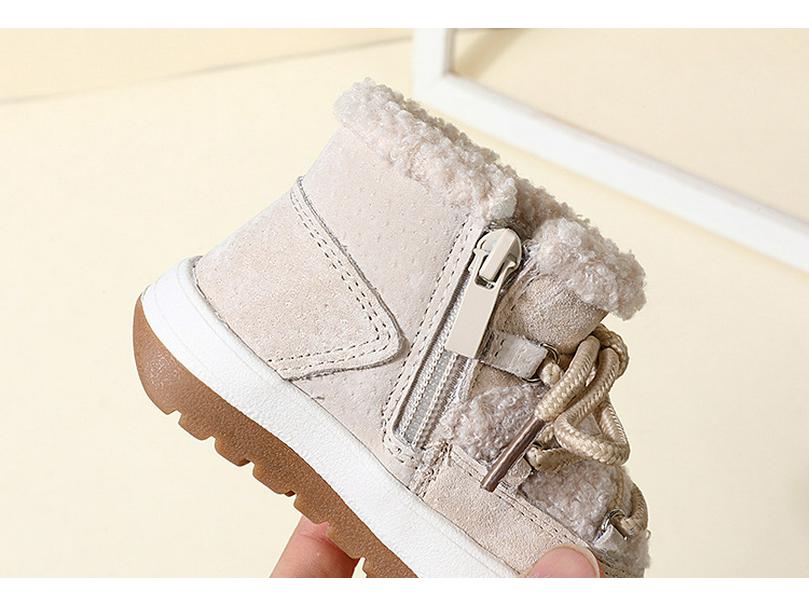 Детские зимние ботинки на бархатной подкладке: Теплые высокие хлопковые ботинки для девочек и мальчиков