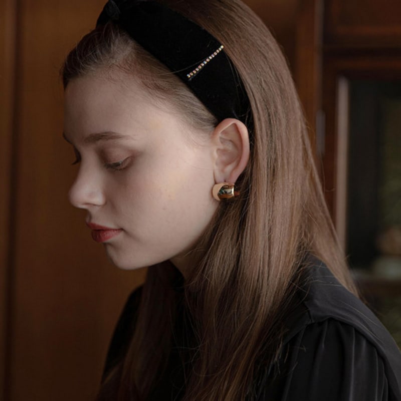 Жан Поль Кларисс Камень Бархатная Лента Повязка для Волос JP-21-019HB