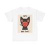 Cats Are Evil Graphic T Shirt Funny Kittens Poster Unisex Heavy Cotton Tee
