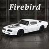 1:Масштаб 32 Firebird Charger 1970 Литой из сплава Спортивный автомобиль Модель Игрушки Двери Открываются Звук Свет Оттянуть Назад Транспортные средства Коллекционные Украшения