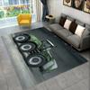 Car Tractor Series Pattern Truck Area Rug,Carpet Rug for Home Living Room Bedroom Sofa Doormat Decor,kids Non-slip Floor Mat 3D