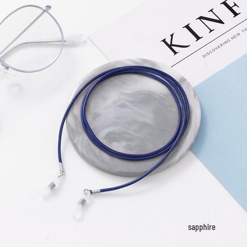 Корейская мода Цветной вощеный шнурок для очков и солнцезащитных очков Противоскользящий шейный ремешок