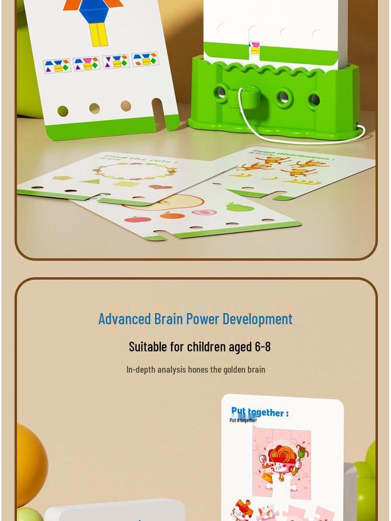 Logic Key Early Education Toy: Children's Interactive Number & Graphics Matching Game for Logical Thinking Training