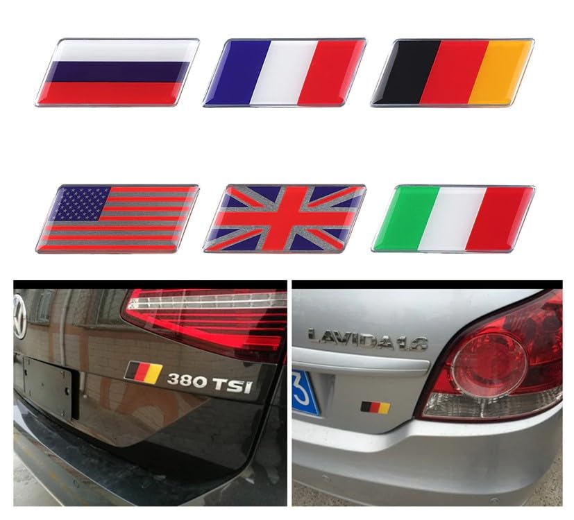 British Flag Stickers 2 Stickers Decal Emblem Aluminum Flagtune Car Motorcycle Mini F54 Clubman