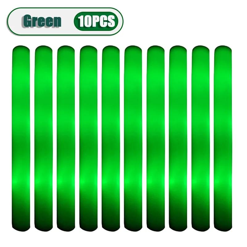 10PCS Glow Stick Music Festival Concert Support Glow Sticks Mardi Gras Party Supplies Festival Wedding Celebration Glow Sticks
