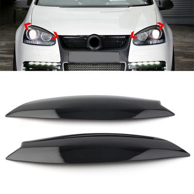 Пара фар, бровей, век, хромированная накладка для Volkswagen для VW GOLF 5 MK5 GTI R 2005 2006 2007 автомобиля