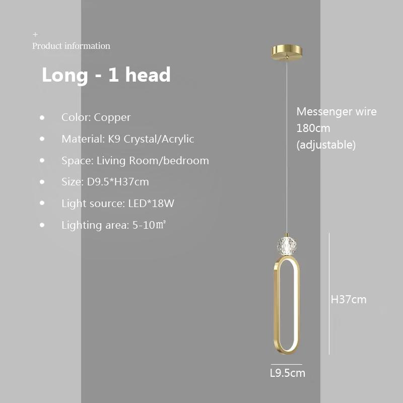 Современная светодиодная минималистская подвесная люстра для спальни, ресторана, гостиной, золотая, черная, подвесная лампа, декоративные светильники