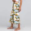 Женские летние повседневные спортивные брюки с высокой талией и принтом, укороченные брюки свободного покроя