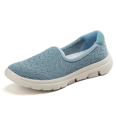 Тканевые туфли женские летние повседневные на плоском каблуке сетчатые туфли женская мода женская обувь повседневная обувь