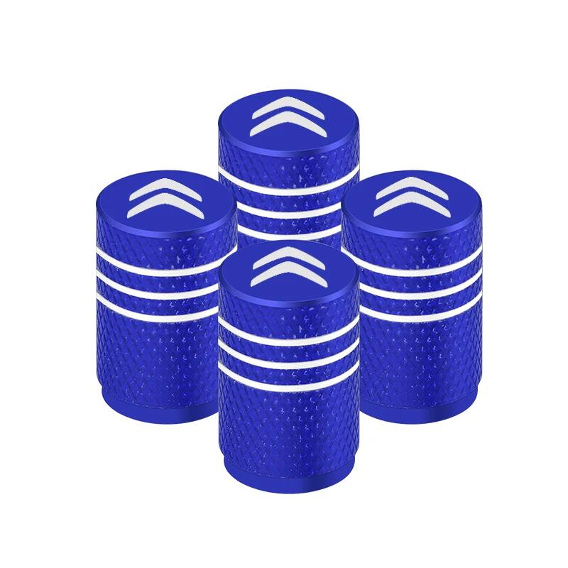 ATU4 4PCS Metal Alloy Car Wheel Tire Valve Stem Caps For Citroen C4 C3 C5 C1 C2 Berlingo C-Elysee C4-Picasso C4-Aircross