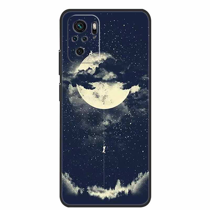 For Xiaomi Poco M5s Case Luxury TPU Soft Silicone Phone Back Cover for PocoM5s Shockproof Flowers Cute Cartoon Flowers New Coque