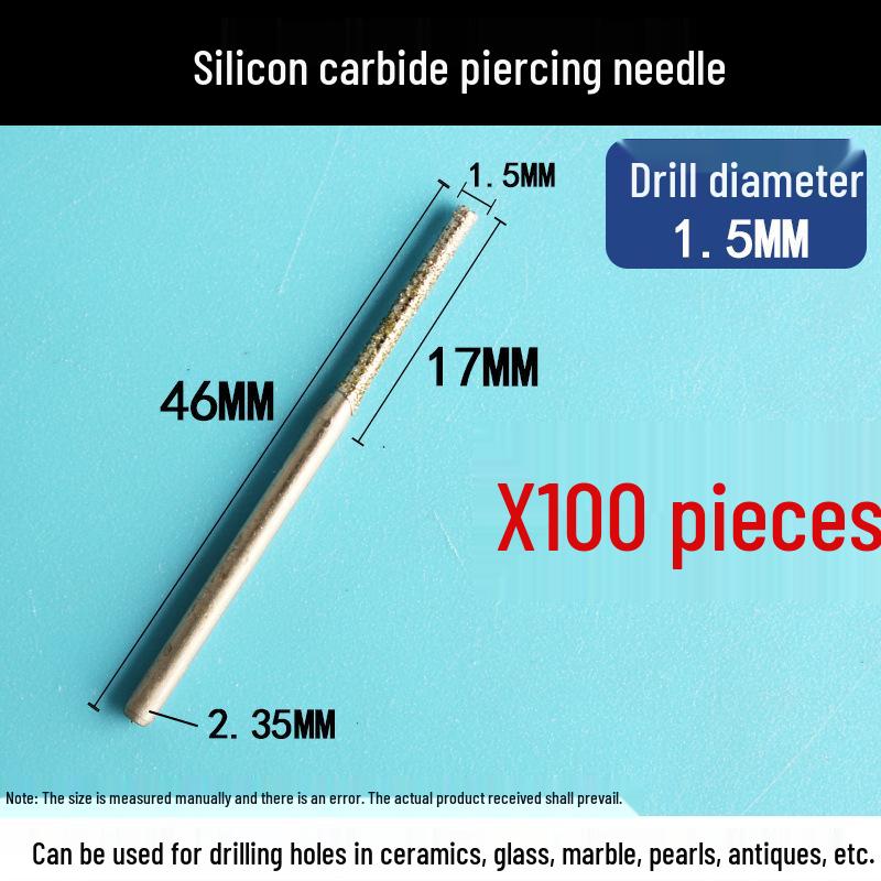 Jade Grouting & Tile Drill Bit - Hollow Needle Design for Precision