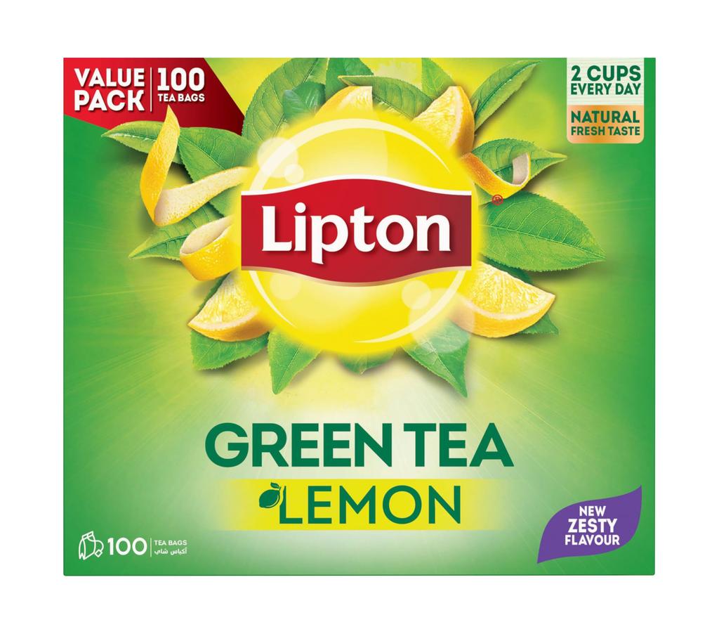 Чай Lipton Зеленый - Лимон, 150 грамм - Растворимый
