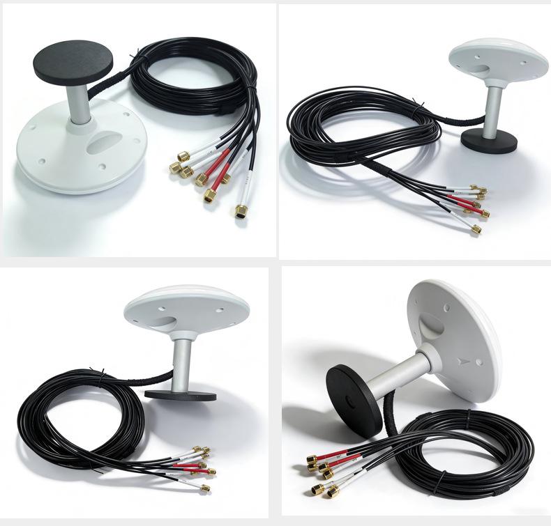 High-Precision 6-in-1 GPS RTK Antenna with 5G/4G/WIFI for Agricultural Machinery