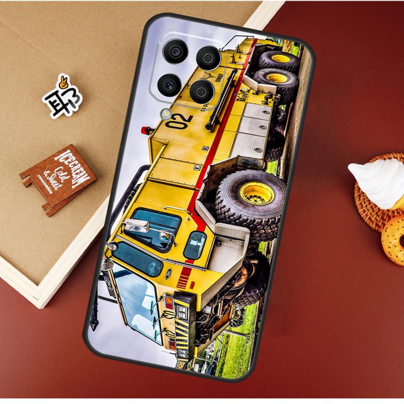 Fire Truck Case For Samsung Galaxy M16 M36 M56 M06 M52 M32 M12 M54 M34 M14 M35 M55 M15 M11 M31 M13 M53