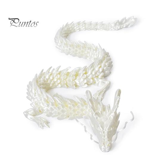 Китайская статуя дракона, напечатанная на 3D-принтере, фигурка дракона с подвижными суставами, шарнирная скульптура дракона, украшение стола для домашнего офиса